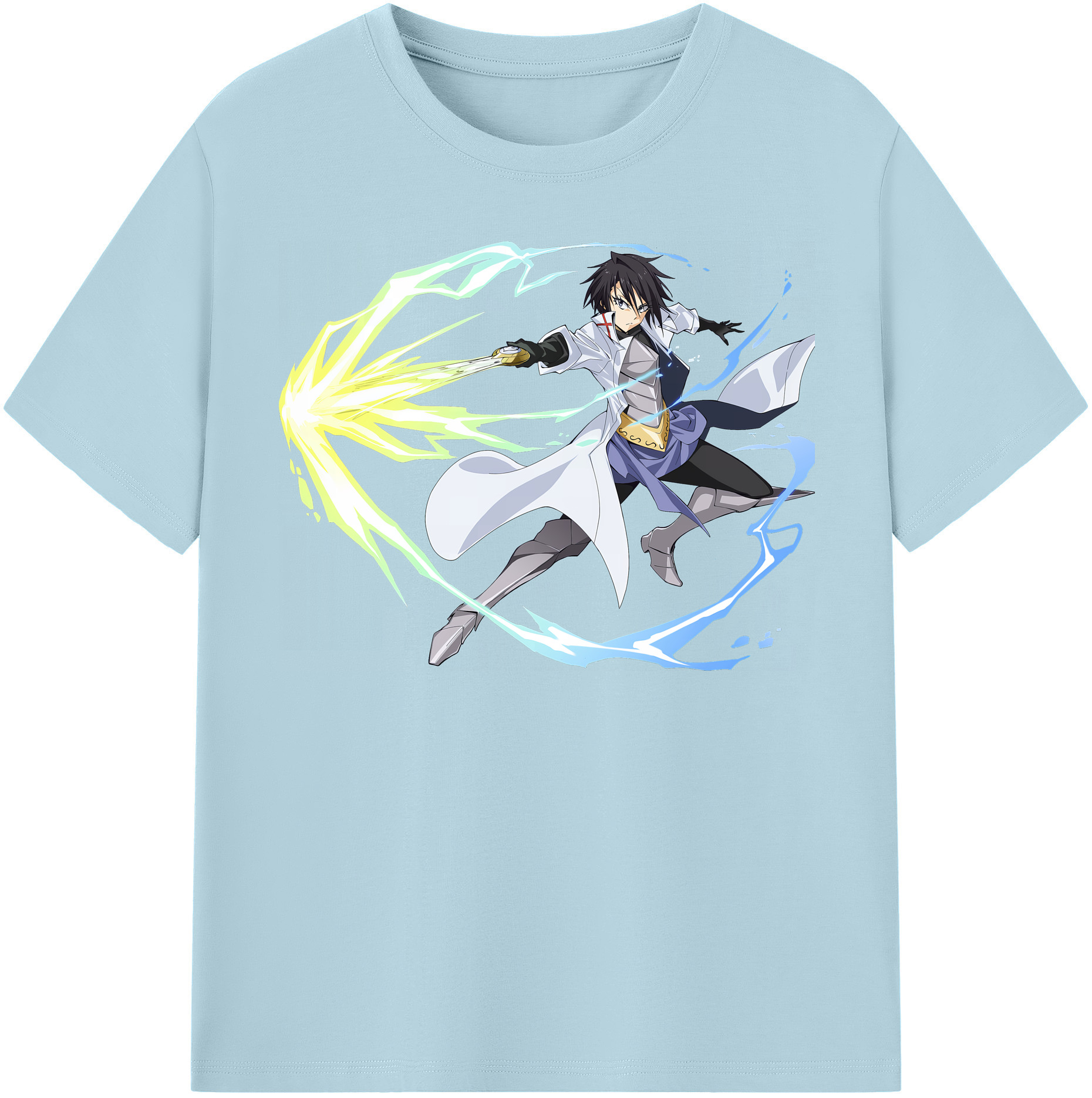 （画像用） 転スラ Regarding Reincarnated to Slime 綿100％半袖Tシャツ（フロントプリント）